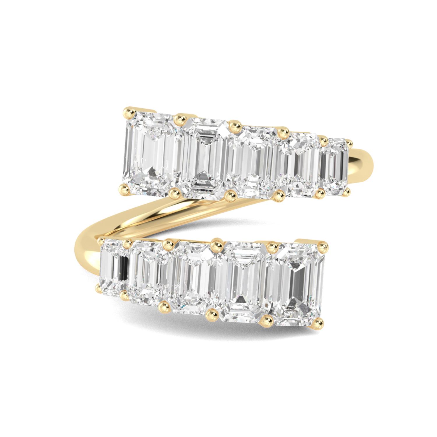 14K Yellow Gold Diamond Ring