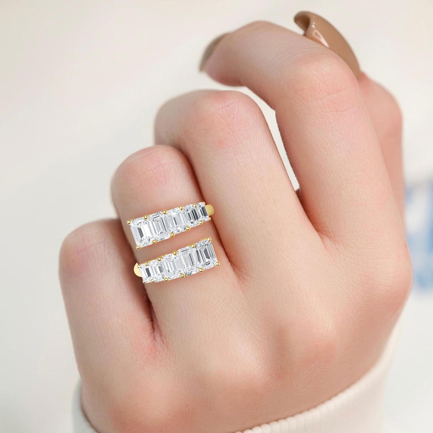 14K Yellow Gold Diamond Ring