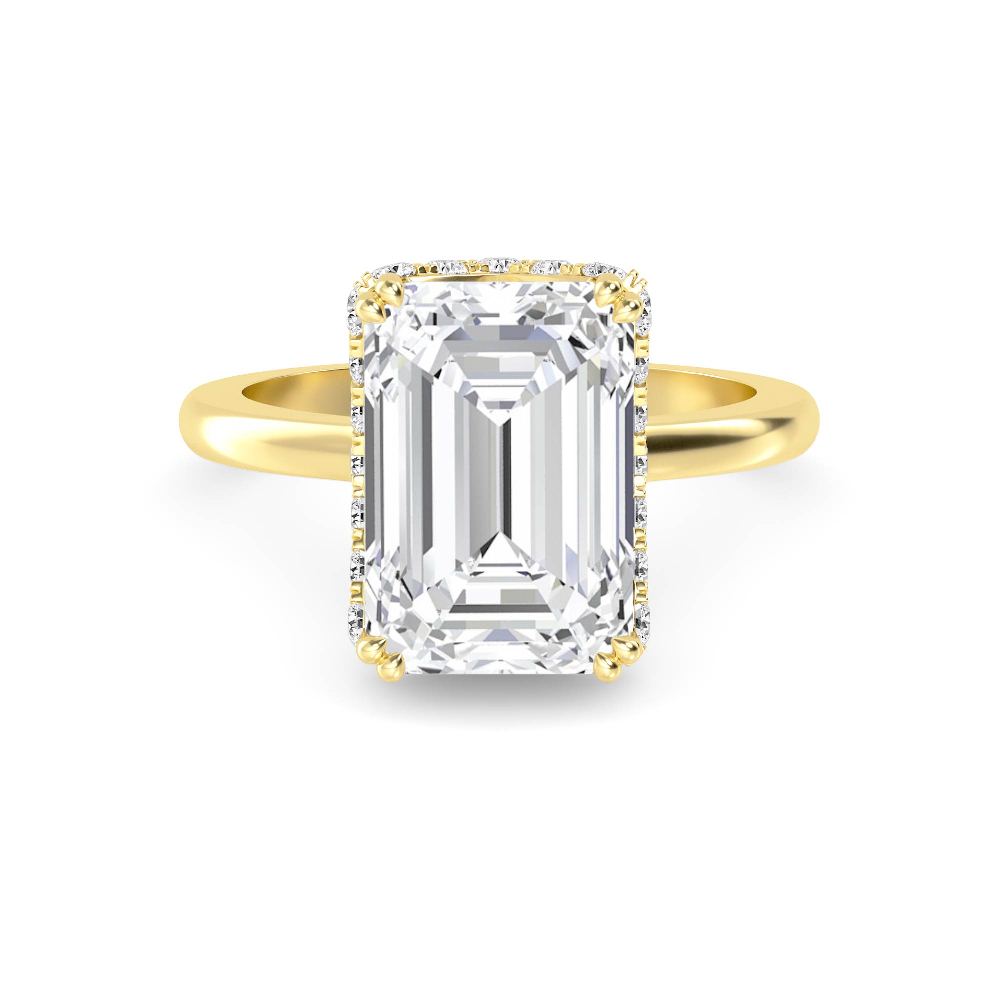 14K Yellow Gold Diamond Ring