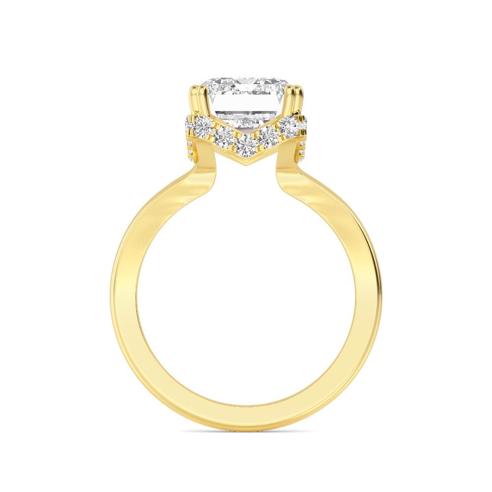 14K Yellow Gold Diamond Ring