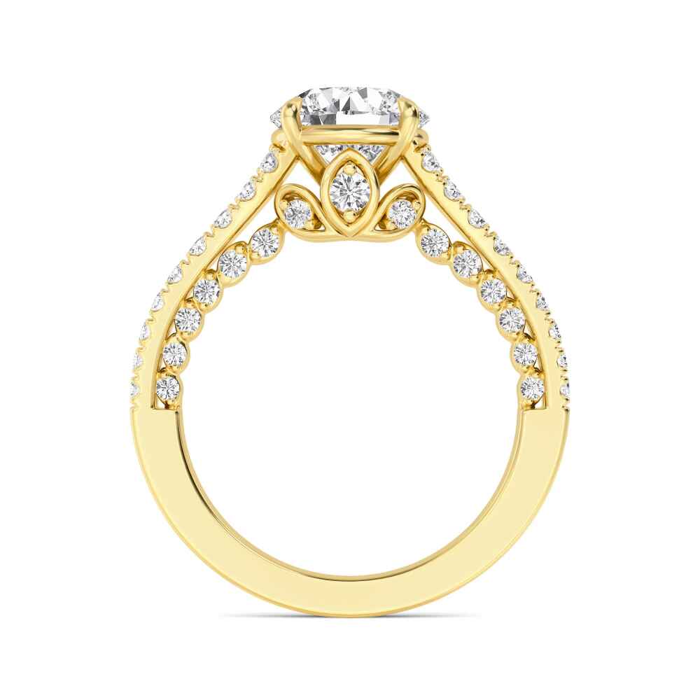 14K Yellow Gold Diamond Ring