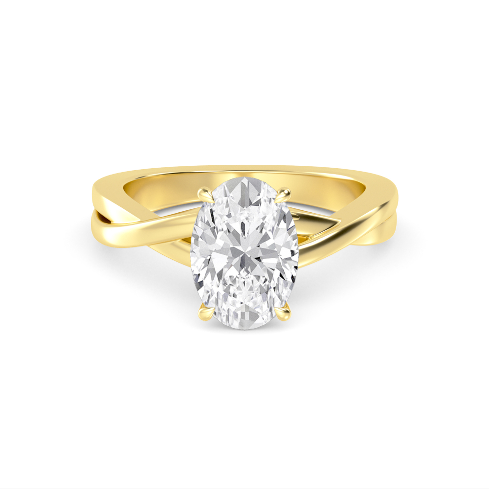 14K Yellow Gold Diamond Rings