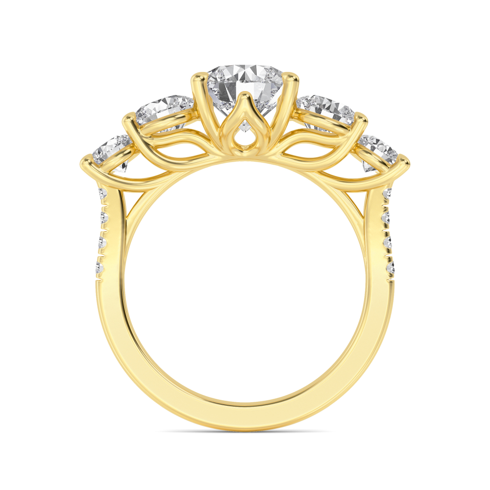 14K Yellow Gold Diamond RingsSJR60465
