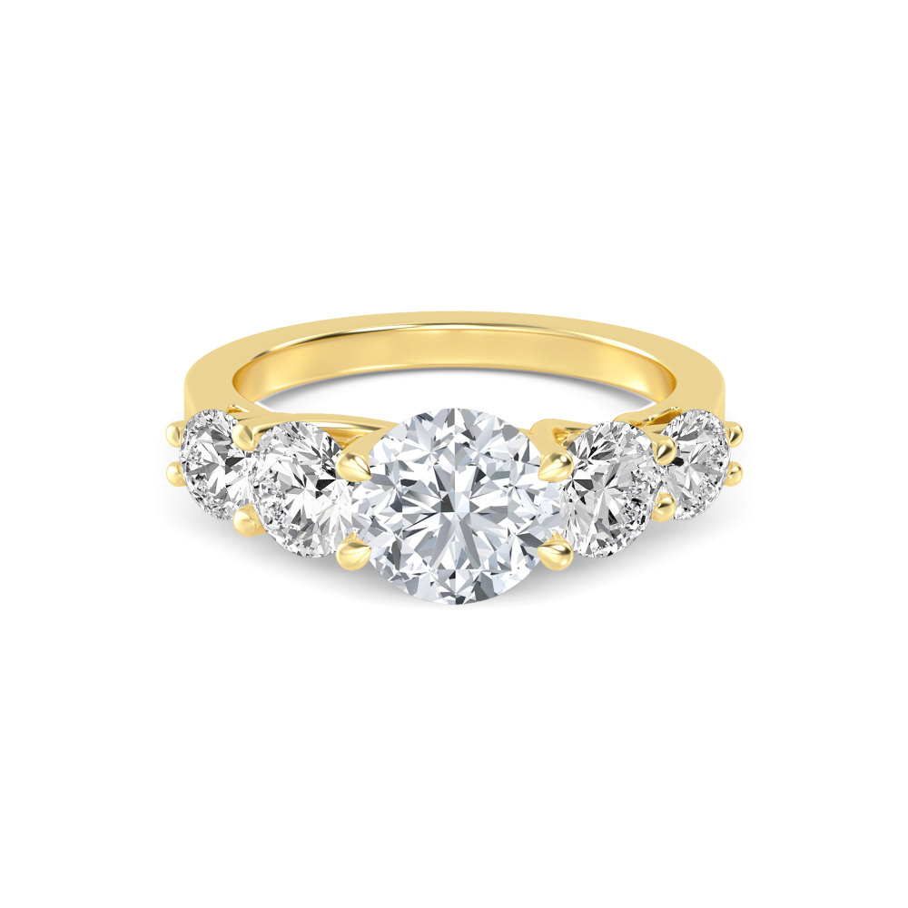 14K Yellow Gold Diamond RingsSJR60496