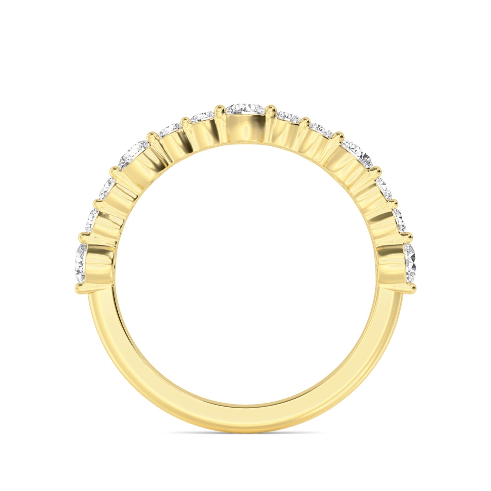 14K Yellow Gold Diamond Bands