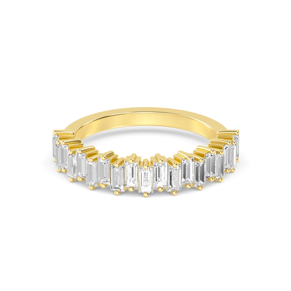 14K Yellow Gold Diamond Bands