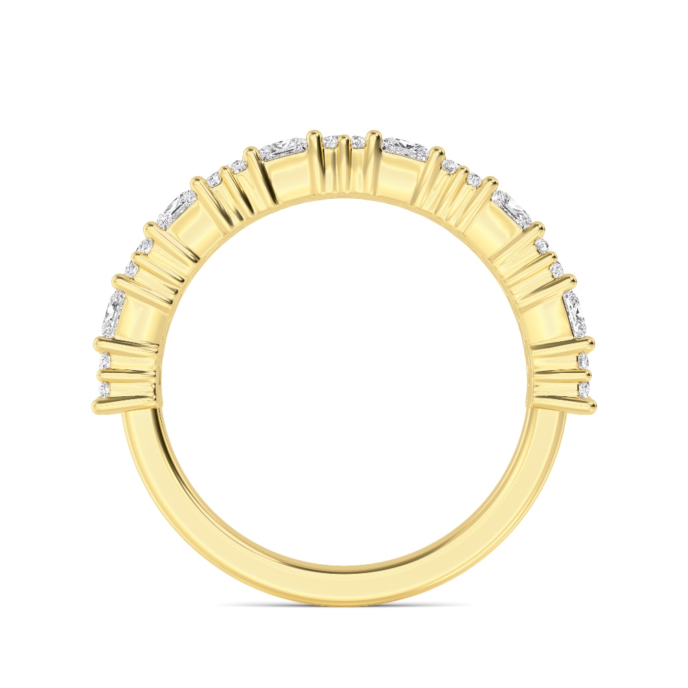14K Yellow Gold Diamond Bands