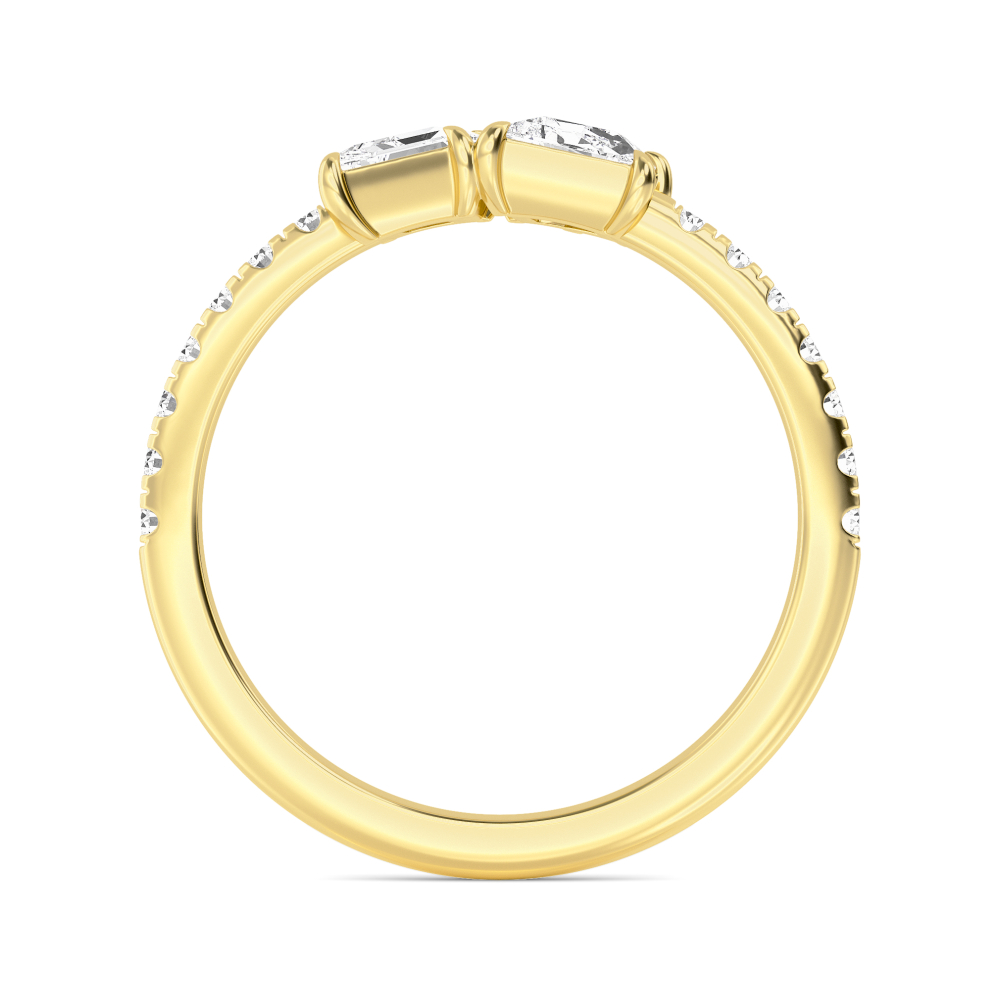 14K Yellow Gold Diamond Rings