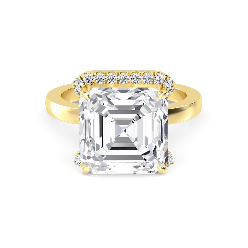 14K Yellow Gold Diamond Ring