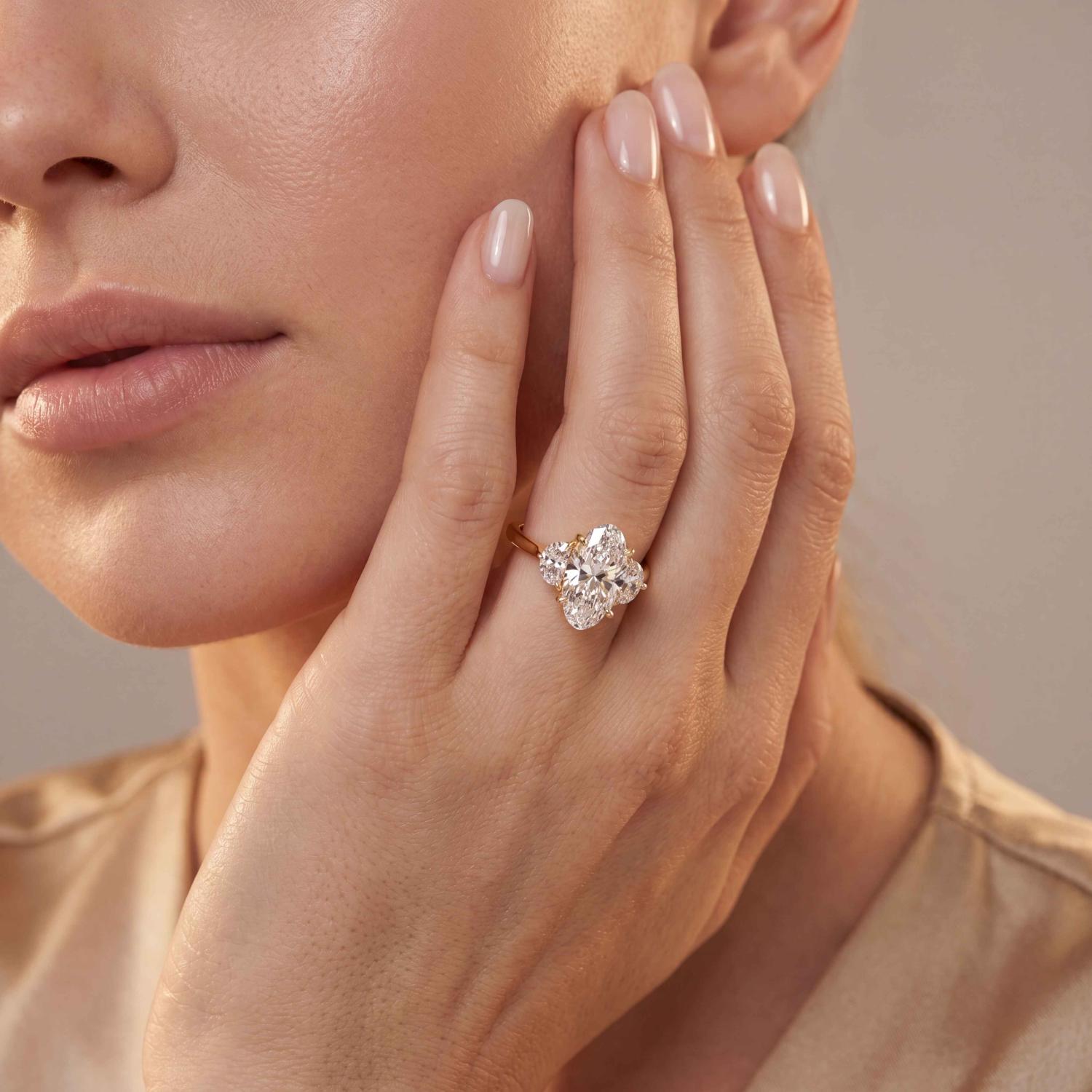 14K Yellow Gold Diamond Ring